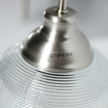 Wallace Metal & Glass 5 Light Chandelier